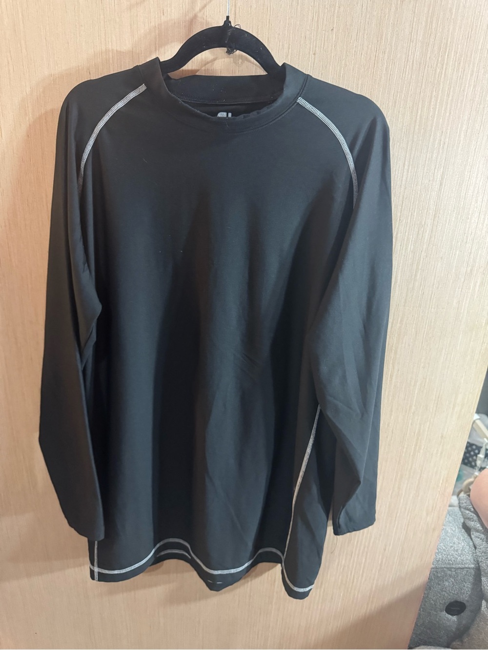 Men’s FJ Base Layer Black Long-Sleeve Performance Polo Size XXL